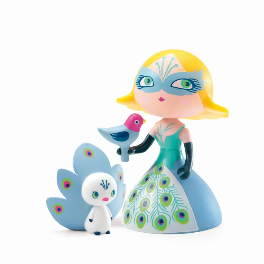 Figurka księżniczki COLUMBA z ptaszkami / Djeco DJ06784