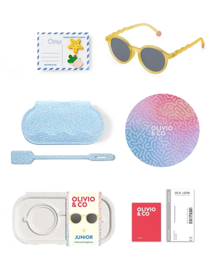 Okulary Oval Sun Coral Polarized 5-10 / Olivio & Co