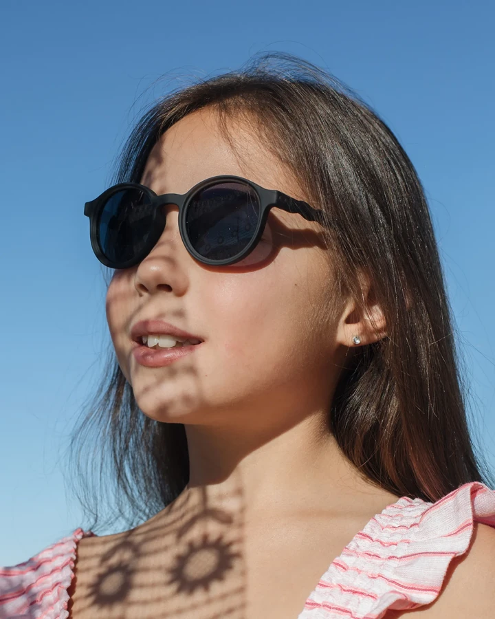 Okulary Oval Squid Black Polarized 5-10 / Olivio & Co