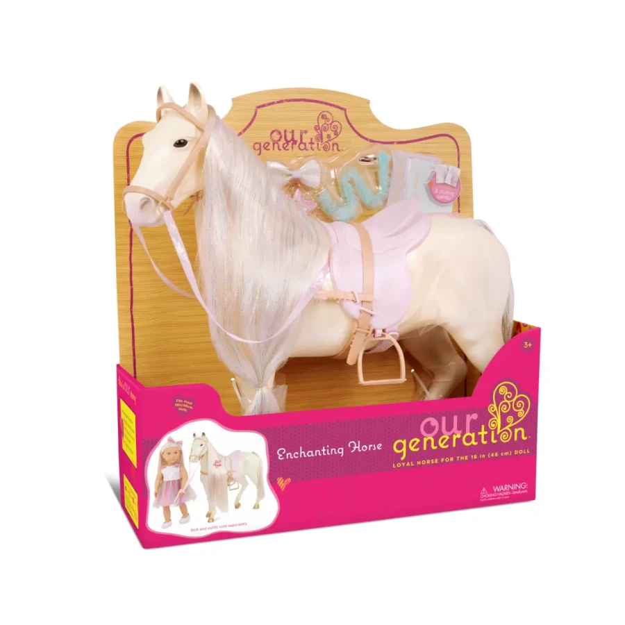 Baśniowy rumak dla lalki 46cm - ENCHANTING HORSE - do czesania i stylizacji / OurGeneration