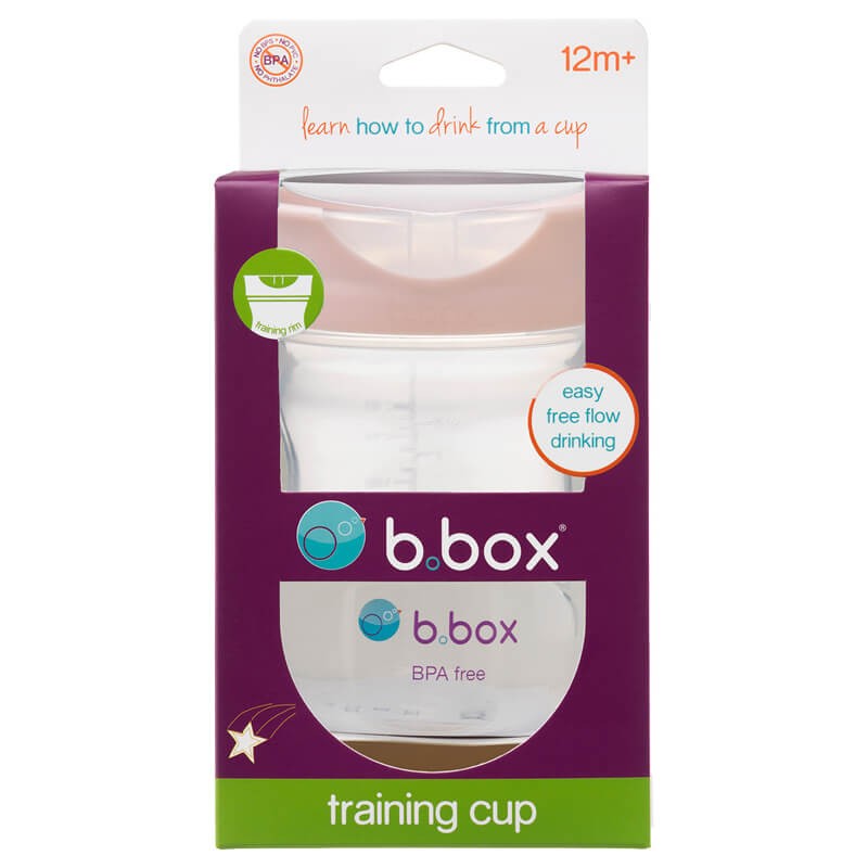 Kubek treningowy 240ml, Różowy / b.box