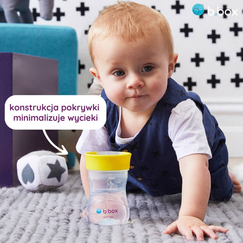 Kubek treningowy 240ml, Błękitny / b.box