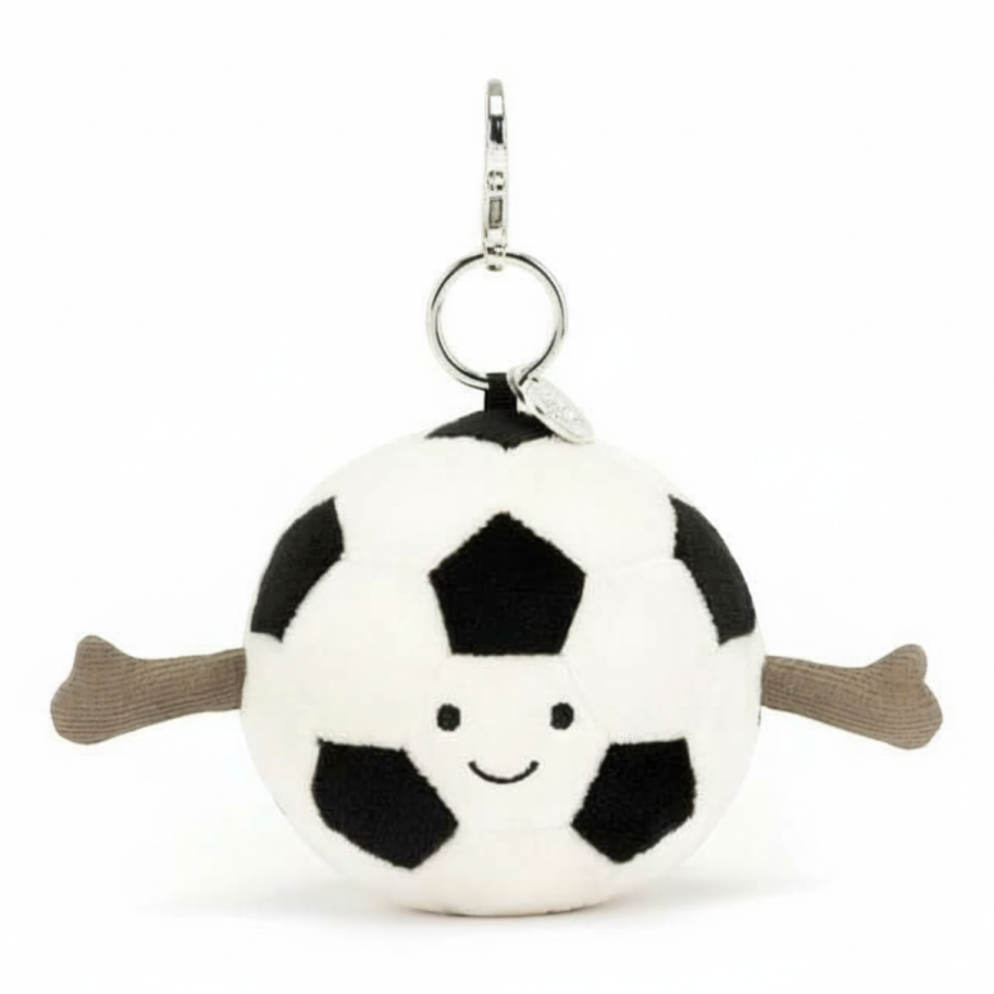 Breloczek Wesoła Piłka Futbolowa 16 cm/ Jellycat