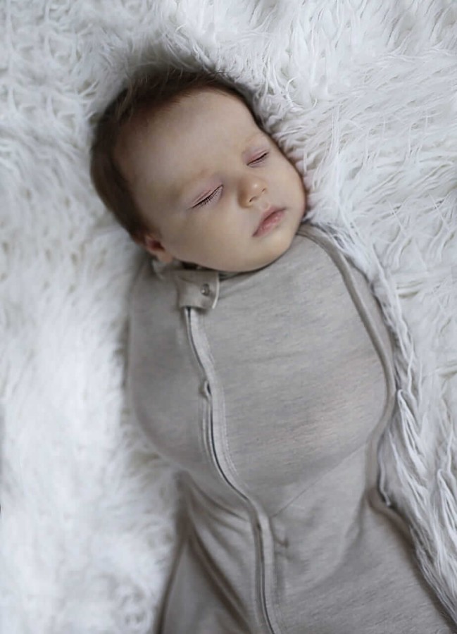 Otulacz FIRST STEP Melanżowy Jasny Szary / Sleepee