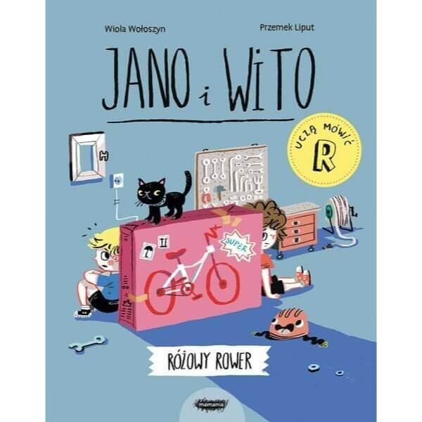 Jano i Wito uczą mówić "R". Różowy rower / Wydawnictwo Mamania