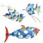 Układanka magnetyczna CLIXO Ocean Creatures