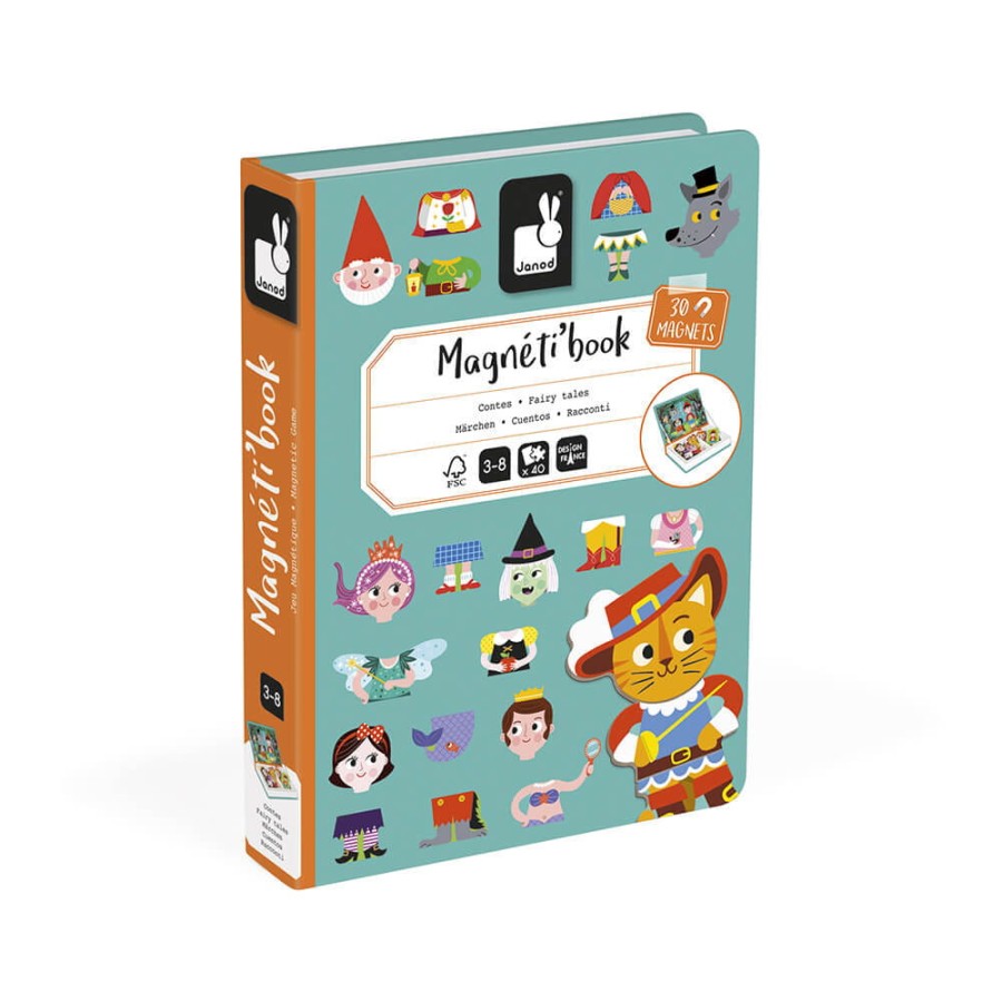Magnetyczna układanka Świat baśni Magnetibook / Janod J02588