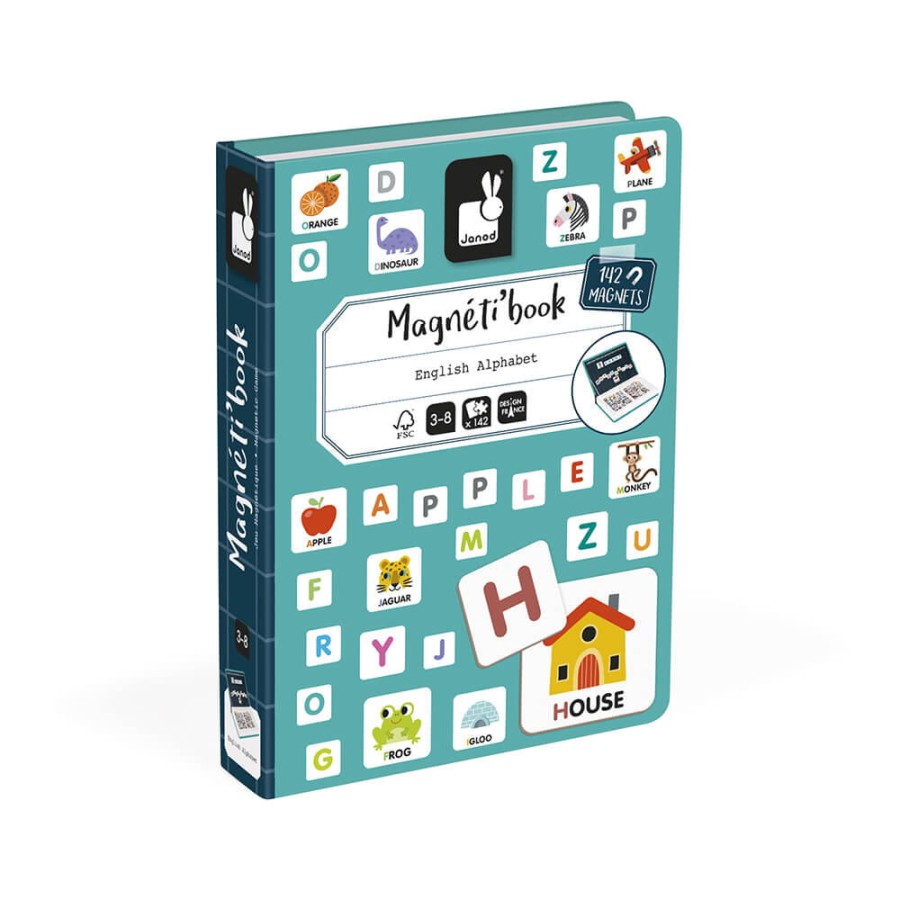 Magnetyczna układanka Alfabet Magnetibook / Janod J02712