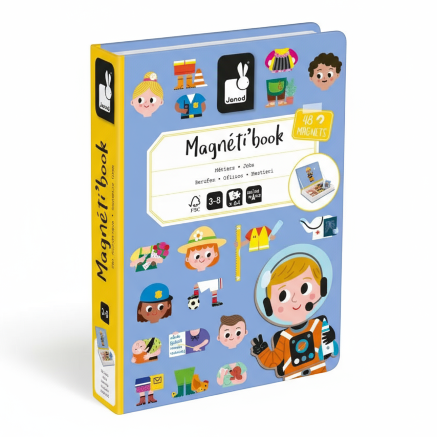 Magnetyczna układanka Zawody Magnetibook / Janod J02597