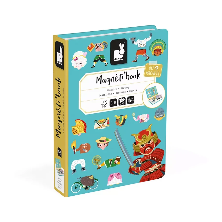 Magnetyczna układanka Historia Magnetibook / Janod