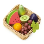 Wiklinowy koszyk z owocami / Tender Leaf Toys