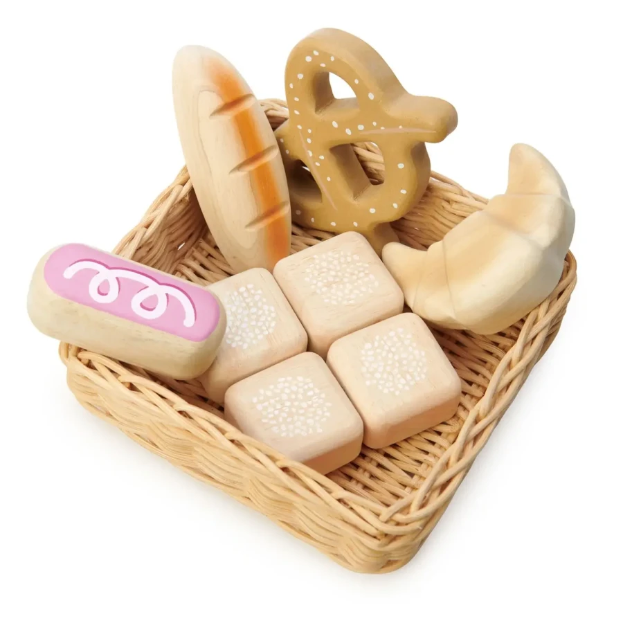Wiklinowy koszyk z pieczywem / Tender Leaf Toys