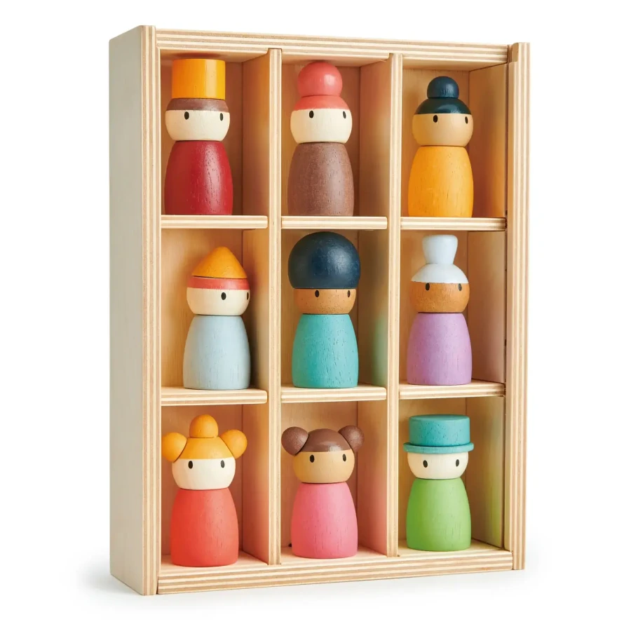 Drewniane figurki do zabawy - Folk Hotel / Tender Leaf Toys