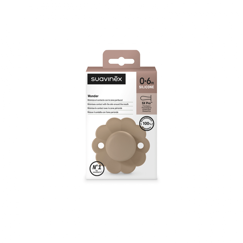 Smoczek fizjologiczny SX Pro WONDER - cork / Suavinex