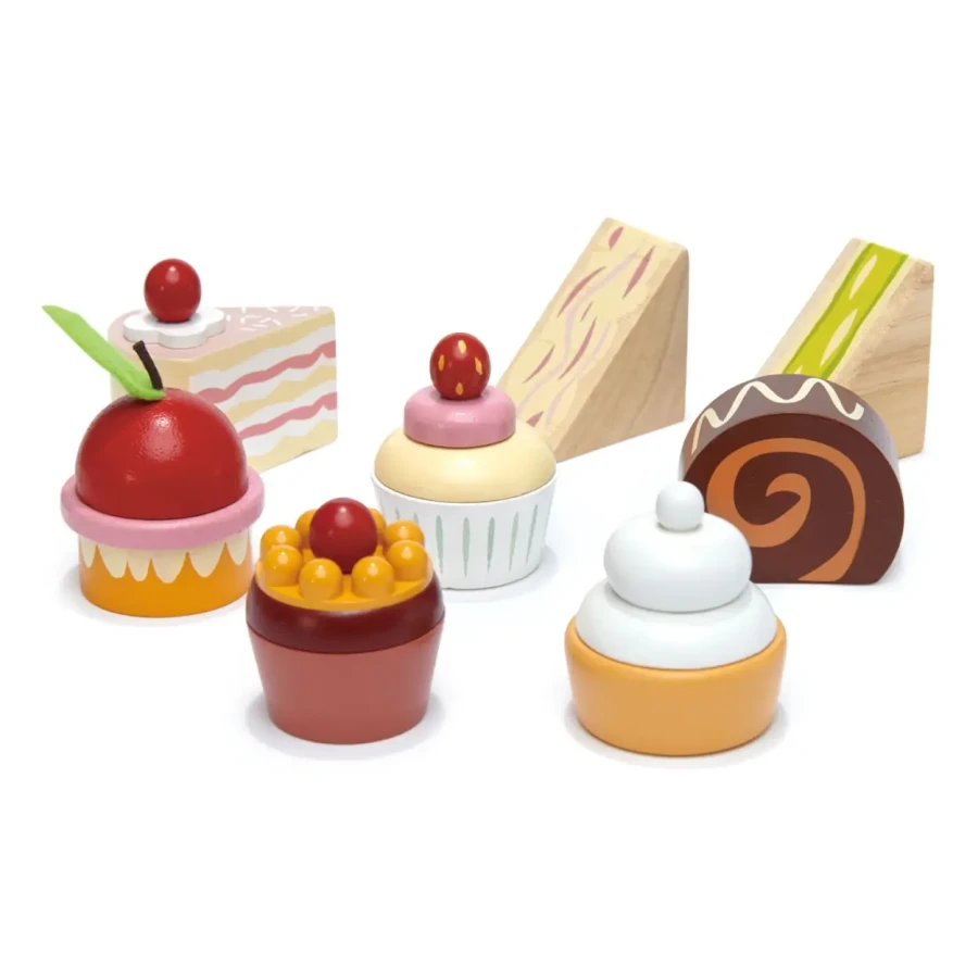Drewniana patera z przekąskami, Mini Chef / Tender Leaf Toys