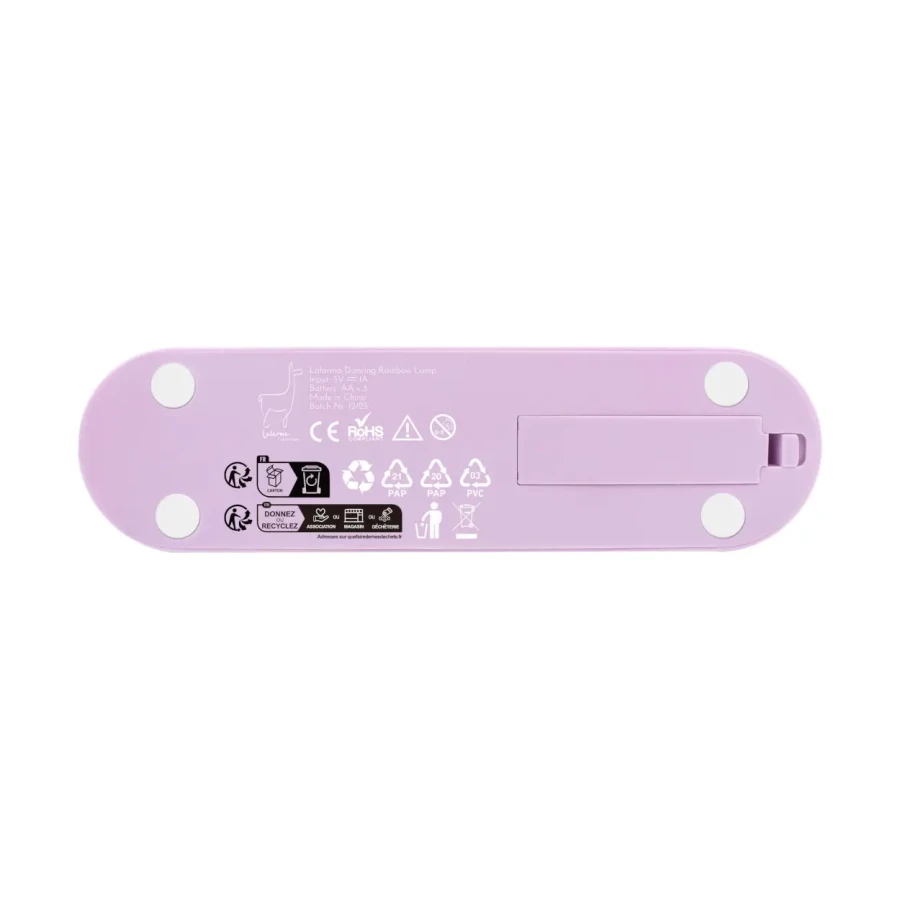 Tańcząca lampa Tęcza - purple / LaLarma