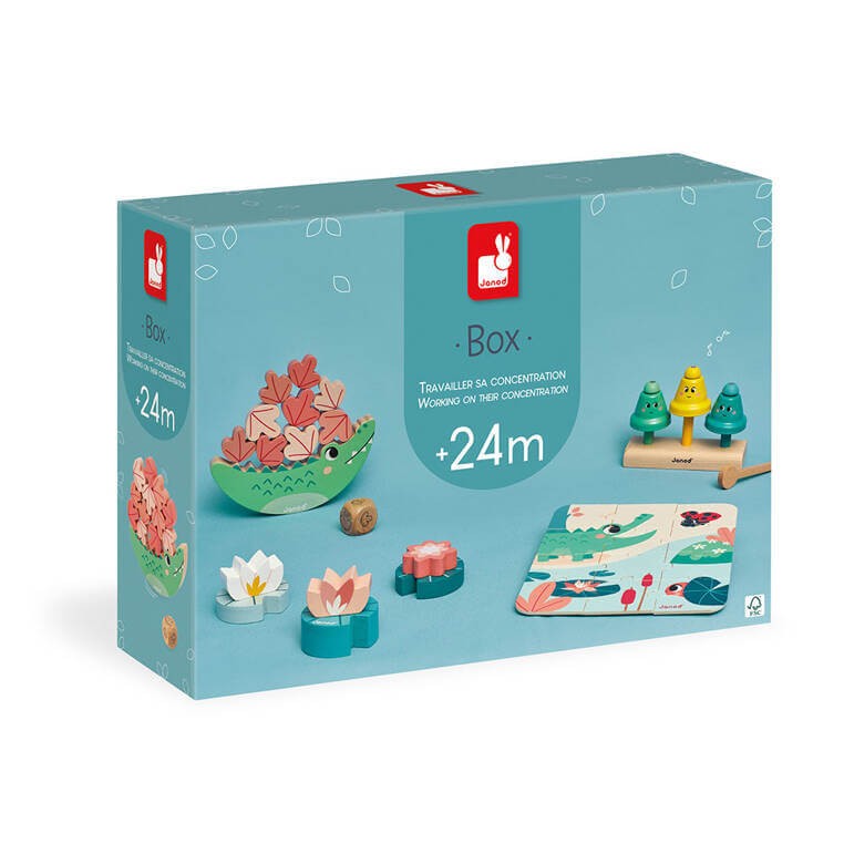 Zestaw zabawek edukacyjnych Box 24m+ / Janod