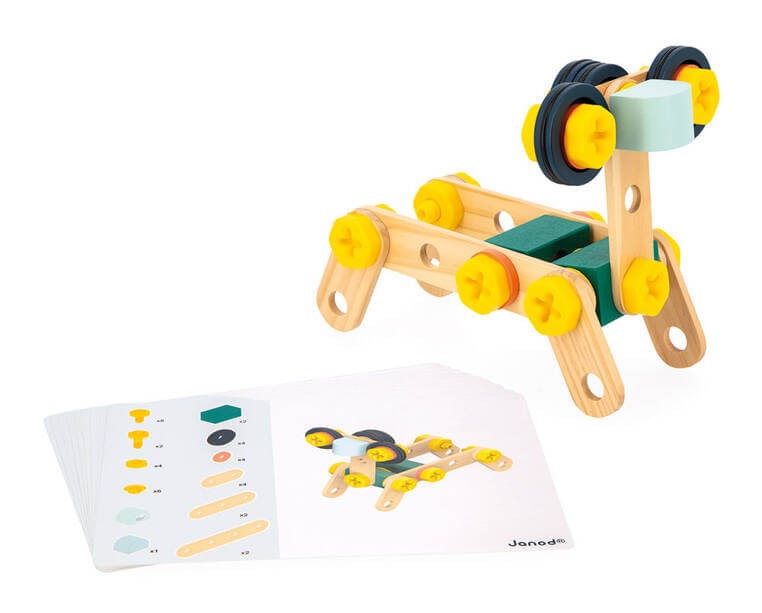 Zestaw konstruktora 50 elementów Brico'kids 3+ / Janod