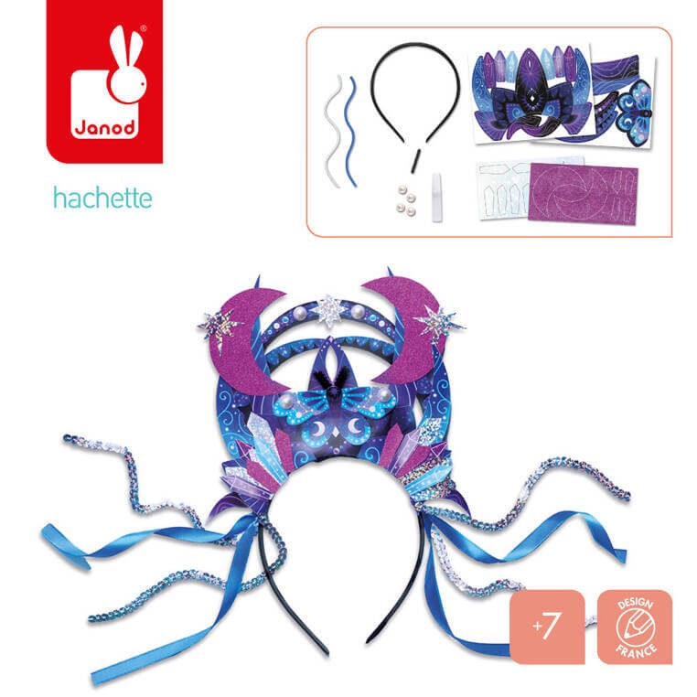 Zestaw kreatywny Tiara do samodzielnego wykonania Magic School 7+ / Janod