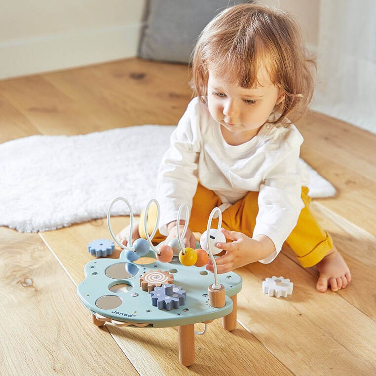 Wielofunkcyjny stolik edukacyjny Liść Sweet Cocoon 18m+ / Janod