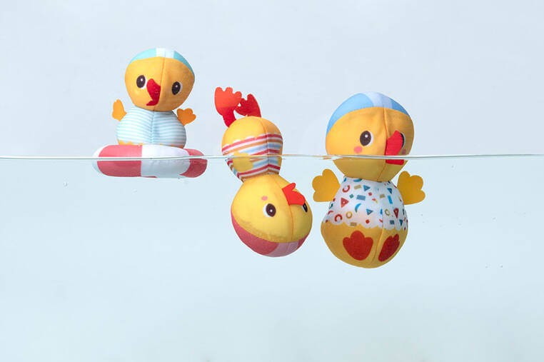 3 kaczuszki do kąpieli Nauka pływania 9 m+ / Lilliputiens