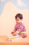Drewniana tablica manipulacyjna walizka Pojazdy 12 m+ / Lilliputiens