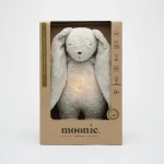 Moonie NATUR - szumiący króliczek z lampką - GRAY