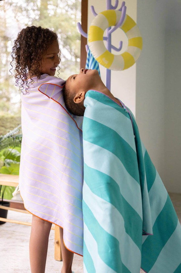 Dwustronny ręcznik plażowy PlayTowels - Hopscotch / QUUT