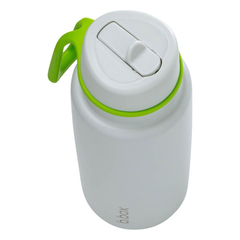 Butelka termiczna ze składanym ustnikiem, termos ze stali nierdzewnej - Lime Time, 1l / b.box