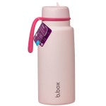 Butelka termiczna ze składanym ustnikiem, termos ze stali nierdzewnej - Pink Paradise, 1l / b.box