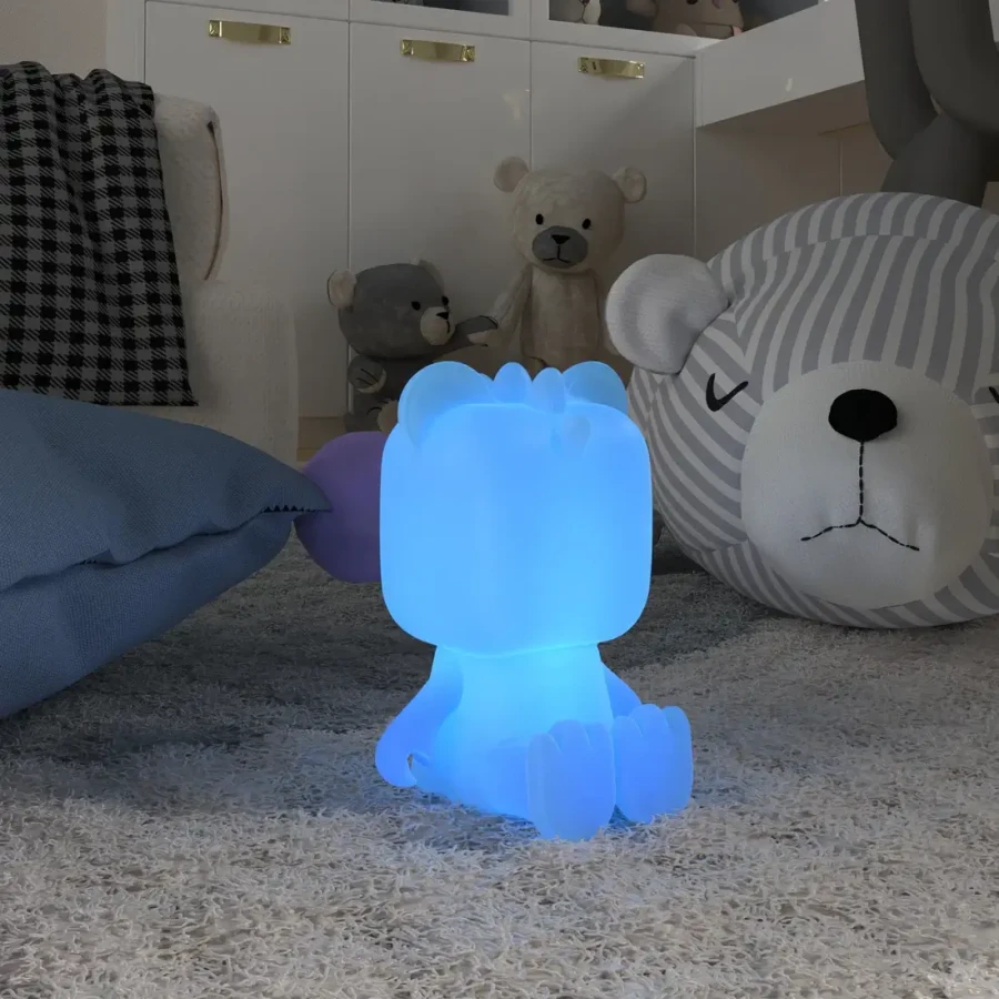 Wielokolorowa lampka nocna - dino / MOB Paris