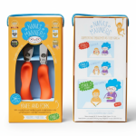Sztućce kształtujące chwyt 3-9 lat, ETAP 3 - orange / Nanas Manners
