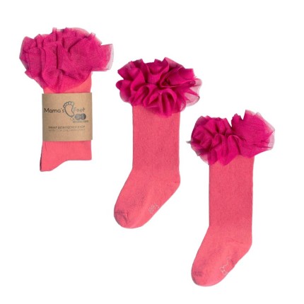 Podkolanówki Tutu - Fuksja, 0-1 lat / Mama's Feet