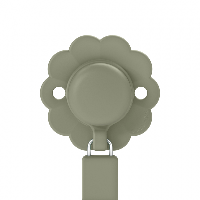 Silikonowa zawieszka do smoczka WONDER - Hedge Green / Suavinex