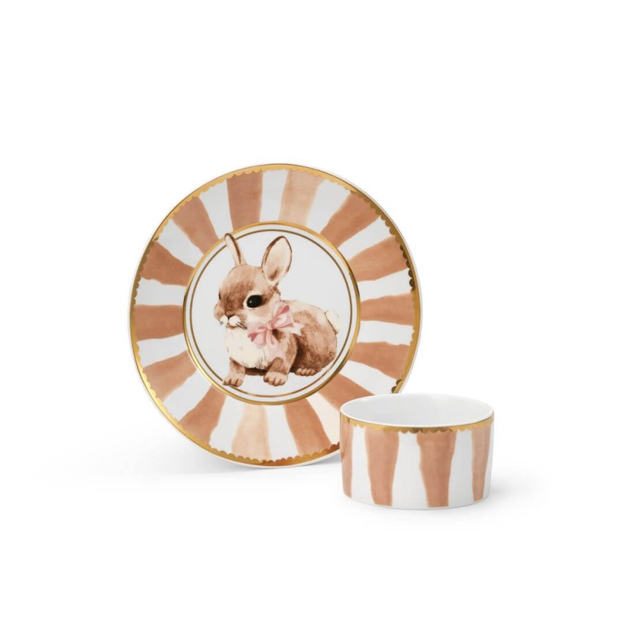 Zestaw obiadowy porcelanowy - Bunny Darling / Elodie Details