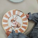 Zestaw obiadowy porcelanowy - Bunny Darling / Elodie Details