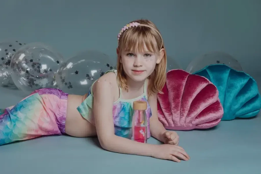 Butelka sensoryczna dwufazowa MOVE świat syreny / Petit Boum