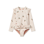 Kostium kąpielowy UV z długim rękawem Sille - Peach, Sea shell / Liewood