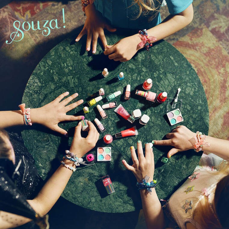 Kosmetyki do makijażu dla dzieci duży zestaw 21 el. Luxe / Souza!