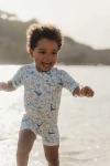 Swimsuit z rękawami Ocean Dreams Blue / Little Dutch