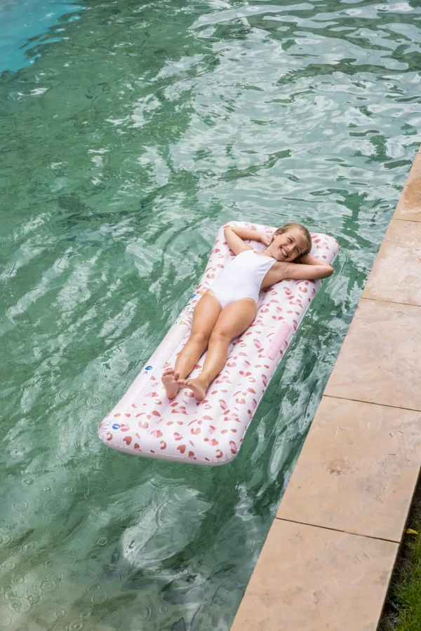 Materac do pływania Old Pink Leopard / The Swim Essentials