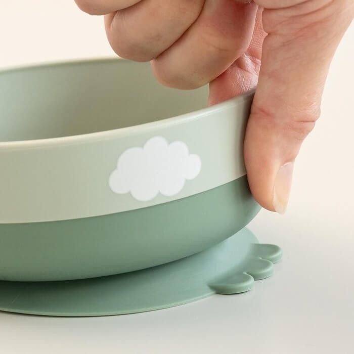 Pierwszy Zestaw Obiadowy Foodie Happy Clouds Green / Done by Deer