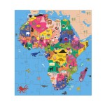 Puzzle konturowe Mapa Afryki 70 elementów 5+ / Mudpuppy