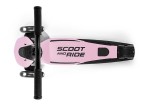 Highwaykick 5 LED Hulajnoga trójkołowa balansowa ze świecącymi kółkami 5+ Rose / Scootandride