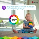 Sensoryczna zakręcona wieża z klocków / Sassy