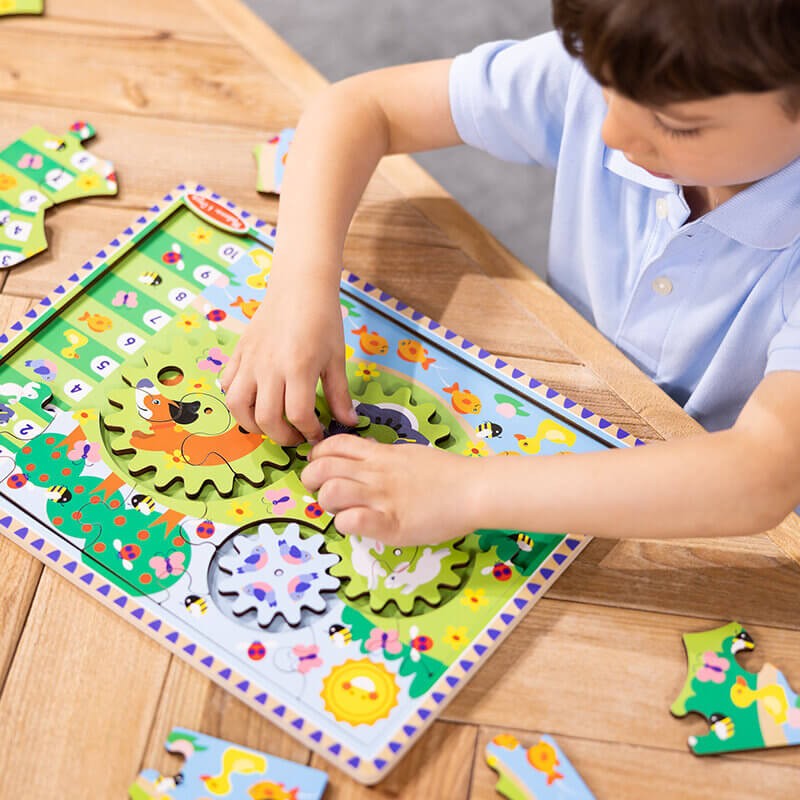 Drewniana układanka Zwierzęta / Melissa & Doug