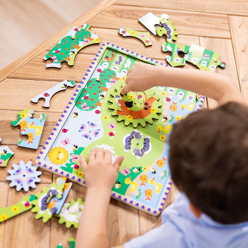 Drewniana układanka Zwierzęta / Melissa & Doug