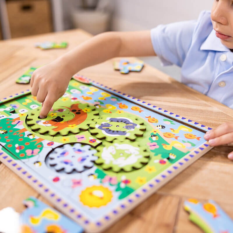 Drewniana układanka Zwierzęta / Melissa & Doug