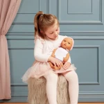 Lalka niemowlę ze smoczkiem, w dwuczęściowym ubranku i opasce / LullaBaby
