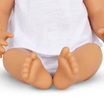 Lalka niemowlę ze smoczkiem, w dwuczęściowym ubranku i opasce / LullaBaby